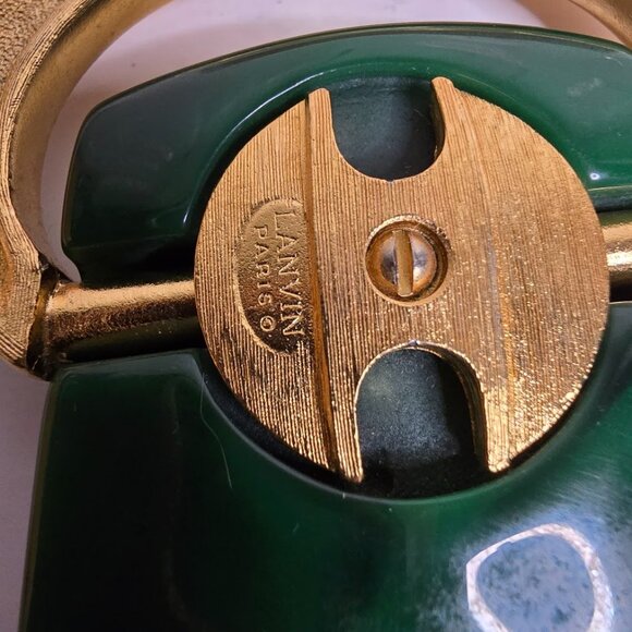 Vintage Lanvin Bijoux Lucite Interchangeable Pendant Necklace in Original Box - Picture 7 of 16